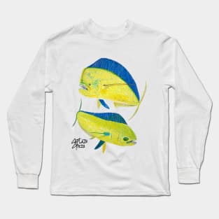 Dueling Dolphins for light products Long Sleeve T-Shirt